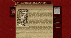 Desktop Screenshot of imperium-romanum.info