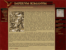 Tablet Screenshot of imperium-romanum.info